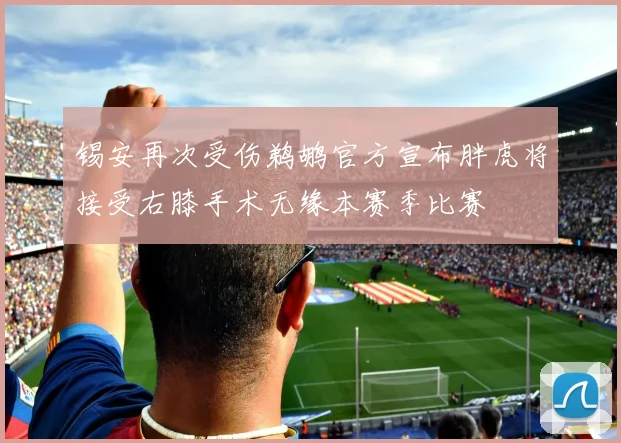 锡安再次受伤鹈鹕官方宣布胖虎将接受右膝手术无缘本赛季比赛